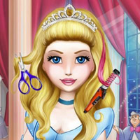 Princess játék frizura Belle (Belle) Princess játék frizura belle