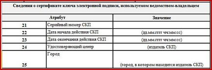 Instrucțiuni privind completarea - forma informațiilor despre sistemul de informații conectat la