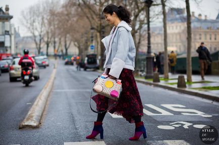 Cum și cu ce să poarte o fustă în toamnă 20 imagini Streetstyle