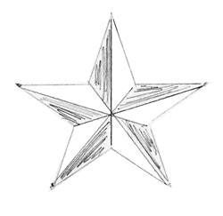Як намалювати зірку поетапно, хороші уроки