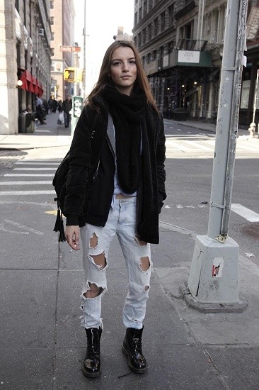 Cum sa imbraci fetele in New York - imagini de moda pe strazi