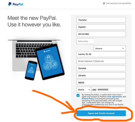 Cum de a lega o carte la paypal