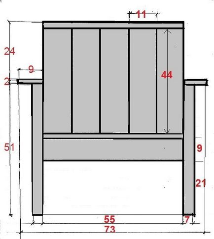 Cum sa faci un fotoliu de designer din lemn pentru propria ta dacha