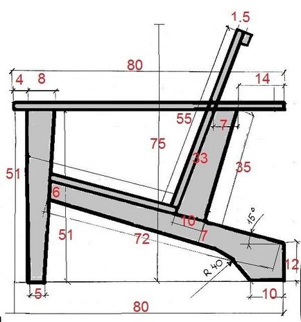 Cum sa faci un fotoliu de designer din lemn pentru propria ta dacha