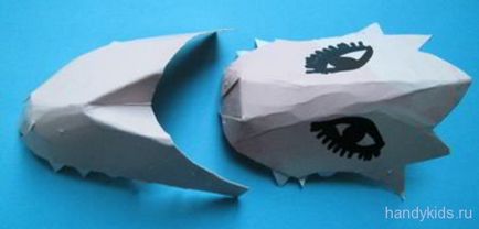 Cum să faci un dragon din hârtie și mască de dragon