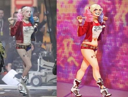 Hogyan készítsünk Harley Quinn jelmez Halloween jelmez