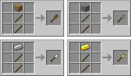 Як зробити лопату в майнкрафт як скрафтіть лопату (minecraft)