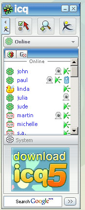 Hogyan lehet megváltoztatni a becenevet ICQ válasz itt