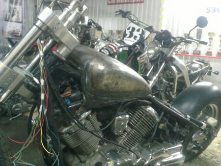 Кастом байк yamaha drag star 1100 від chpmotorsport, мото новини, кастоми, кафе рейсери, боббер,