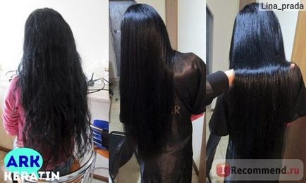 Keratin de îndreptare a părului (keratation) - 