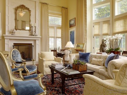 Stiluri clasice în interiorul apartamentelor și caselor, decorațiuni frumoase de design folosind picturi,