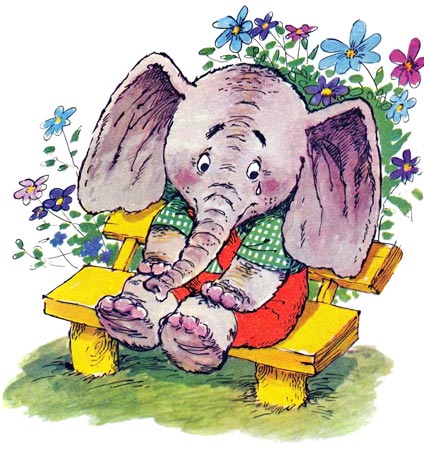Cartea a trăit în lumina unui elefant pentru copii
