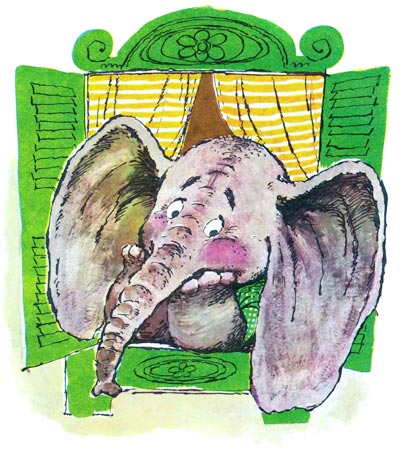 Cartea a trăit în lumina unui elefant pentru copii