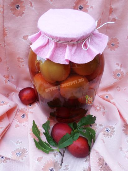 Compot de nectarine pentru iarnă - o rețetă cu o fotografie, rețete pentru copii, mâncăruri