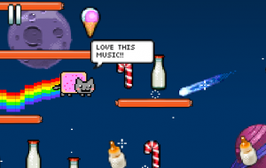 Кот Нян (nyan cat), bmgames