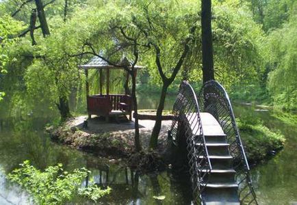 Krasnokutsky arborétum arborétumok egyik legrégebbi parkok Ukrajnában