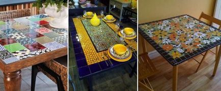 Кухонні столи з керамічною плиткою (36 фото) відео-інструкція по монтажу своїми руками, ціна,
