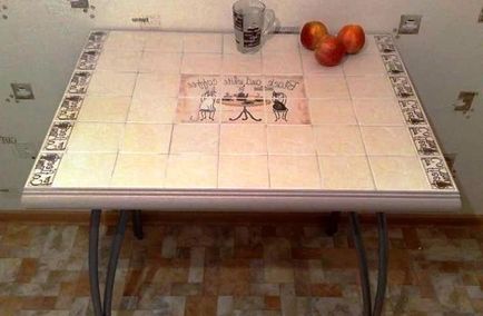 Кухонні столи з керамічною плиткою (36 фото) відео-інструкція по монтажу своїми руками, ціна,