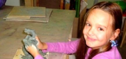 Clay modellezés (modellezés) agyagmodellt