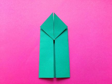 Frog origami în etape cu pas-cu-pas fotografii