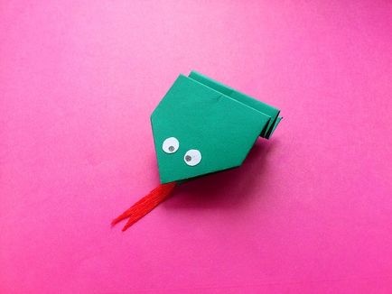 Frog origami lépésről lépésre lépésről lépésre fotók