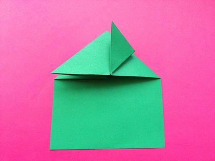 Frog origami lépésről lépésre lépésről lépésre fotók