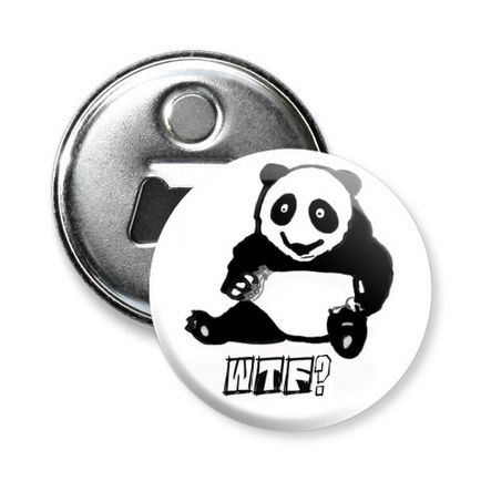 Magnet de deschidere wtf cu panda 58 mm - săpun casual