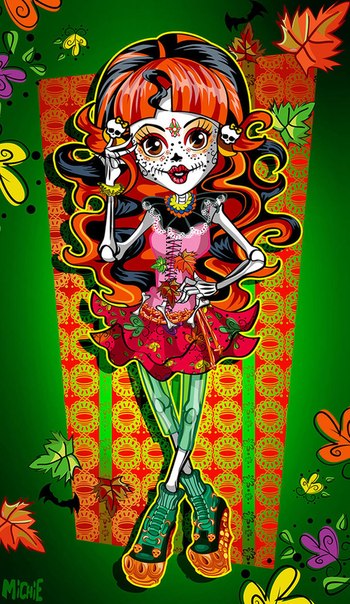 Макіяж дівчинки монстр хай, ігри монстр хай, monster high