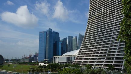 Marina Bay Sands - szálloda égi medence Szingapúr - Cruise Fórum