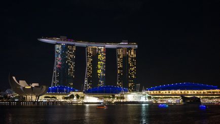 Marina Bay Sands - szálloda égi medence Szingapúr - Cruise Fórum