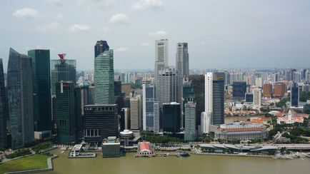 Marina Bay Sands - szálloda égi medence Szingapúr - Cruise Fórum