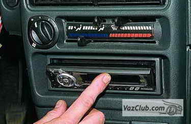 Montarea aparatelor de înregistrare radio VAZ 2114, VAZ 2115, VAZ 2113