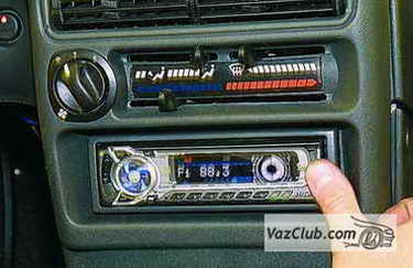 Montarea aparatelor de înregistrare radio VAZ 2114, VAZ 2115, VAZ 2113