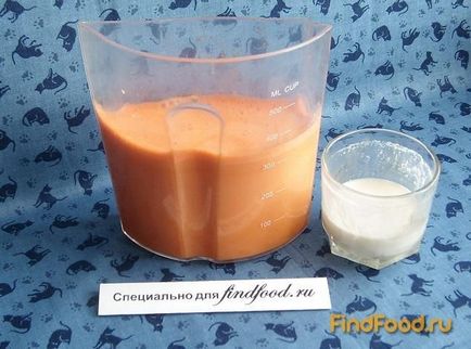 Sárgarépa friss tejszínt recept egy fotó