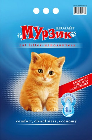 Наповнювач для котячого туалету мурзик цеолайт 4л, пак 2, 1 кг купити за низькою ціною в