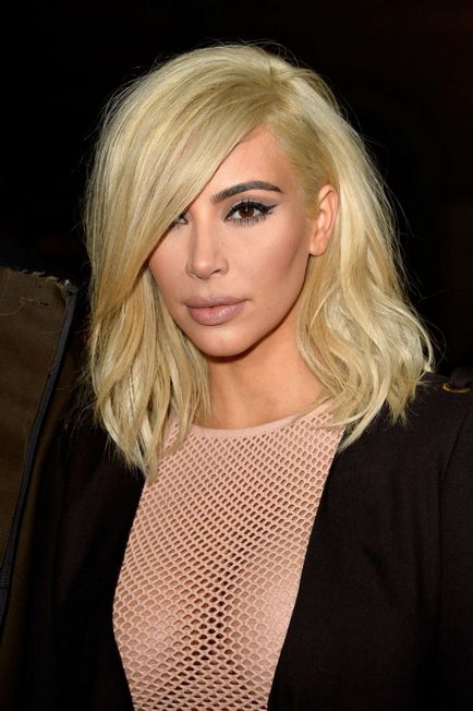 Pe exemplul kim kardashian cum să devii o blondă la modă