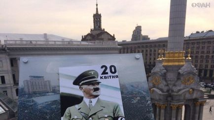 Nazis în centrul de la Kiev felicită pe Hitler la ziua lui de naștere, știri