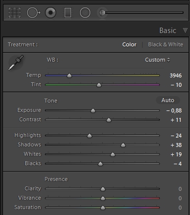 Обробка під плівку в lightroom, lightroom