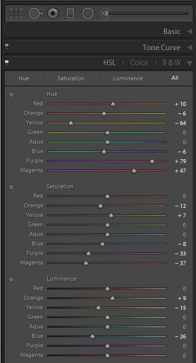 Обробка під плівку в lightroom, lightroom