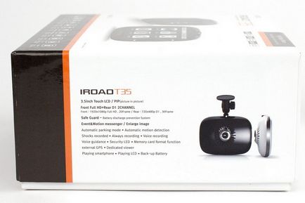 Огляд і тестування автомобільного відеореєстратора iroad ione-t35 з двома камерами і сенсорним