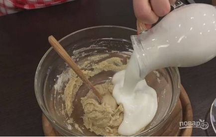 Finom házi kenyér savanyú tej - lépésről lépésre recept fotók