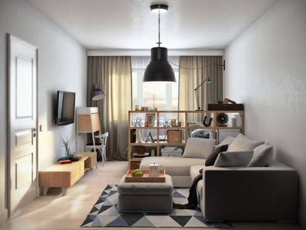 O cameră Hrușciov - 60 de fotografii ale celui mai bun interior modern