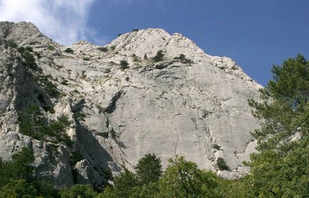 Descrierea rutelor multi-pit în Crimeea, alpinist