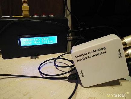 Optical coaxial digital to analog audio converter rca - перетворювач аудіосигналу з оптичного