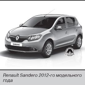 Органи управління, обладнання салону renault sandero, dacia sandero, видавництво моноліт