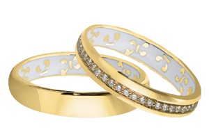 Ellentétben esküvői gyűrűk az esküvő - a portál tippek a nők és a lányok
