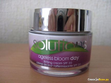 Відгук про денний омолоджуючий крем для обличчя avon solutions - цвітіння - ageless bloom day spf 20