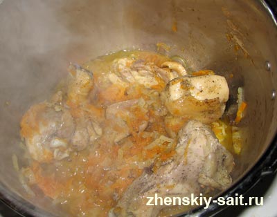 Плов з курячими ніжками рецепт з фото