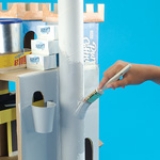 Artizanat din cutii de carton construim o încuietoare de jucărie