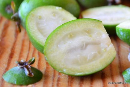 Inkrementális fotoretsept feijoa cukorral (cukor) Határozottabb fotoretsept feijoa cukorral